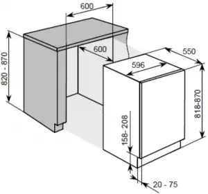 Neue NLB 822N SPECIFICATIONS OF YOUR LARDER FRIDGE