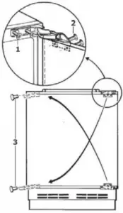 Reversing the door of your appliance
