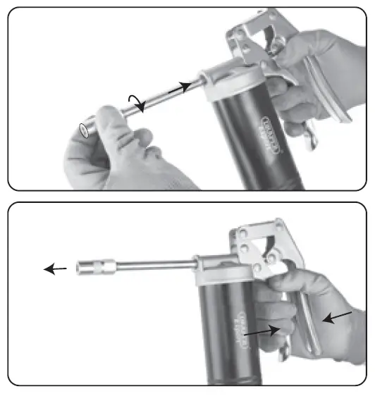 DRAPER A10 Screw-on Grease Guns 4