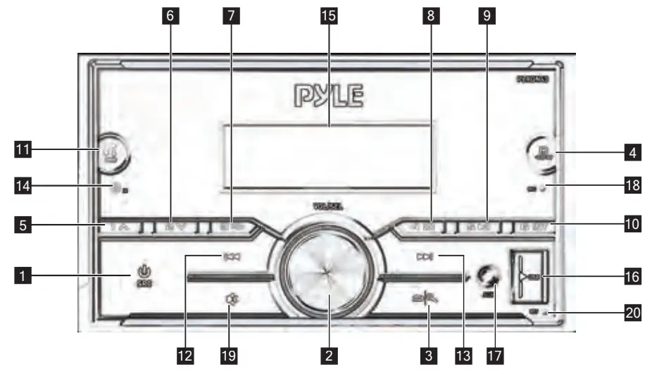 PYLE PLCD54MP MP3 DSP Stereo Receiver Power Amplifier-fig2