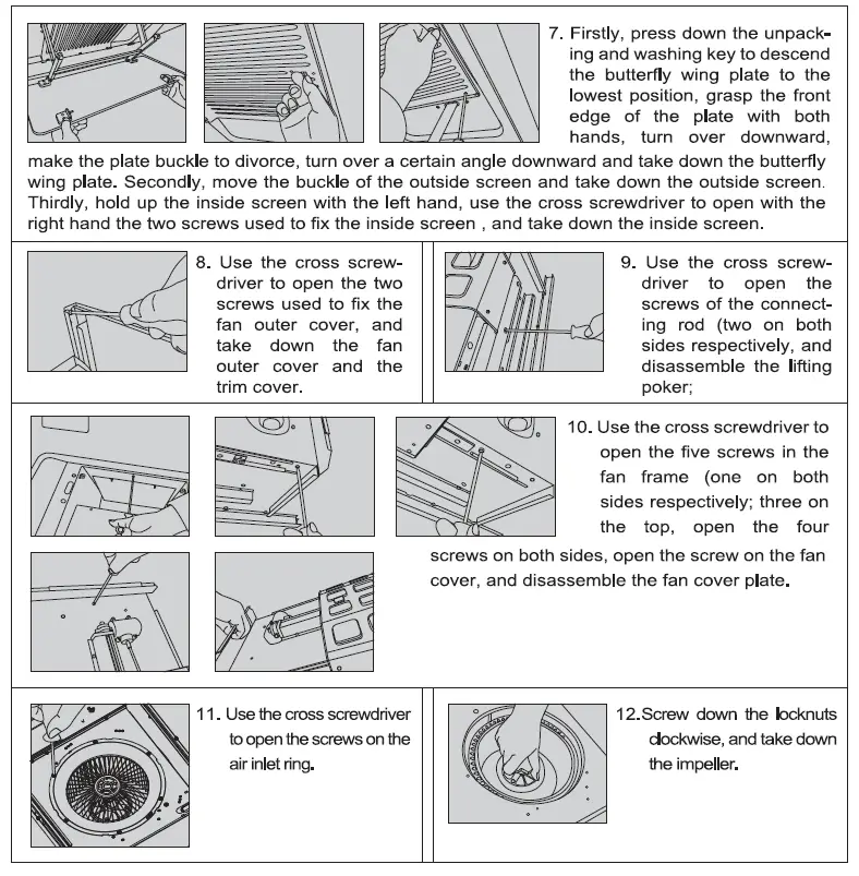 FOTILE EMS9026 36 Inch Stainless Steel Ducted Chimney Style Wall Mount Hood 5