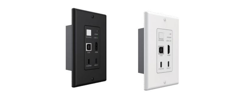 Vigillink Vlwp-uhu-tr 18g 2x1 Hdmi-usb-c Wall Plate With Auto-switching User Manual