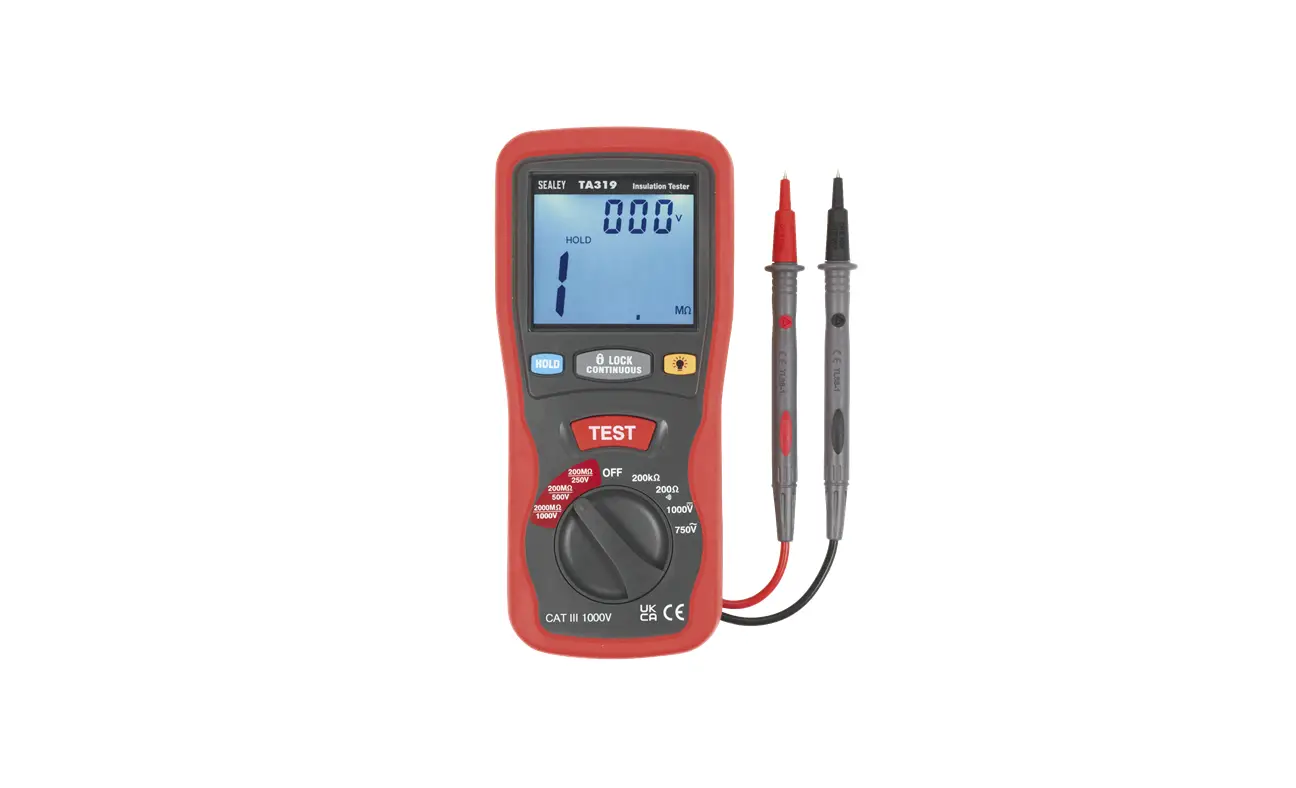 Sealey Ta319.v2 Digital Insulation Tester Instruction Manual