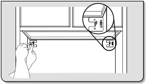 Whirlpool LI317D 30 Inch Stainless Steel Convertible Under Cabinet Hood - Mark hole locations