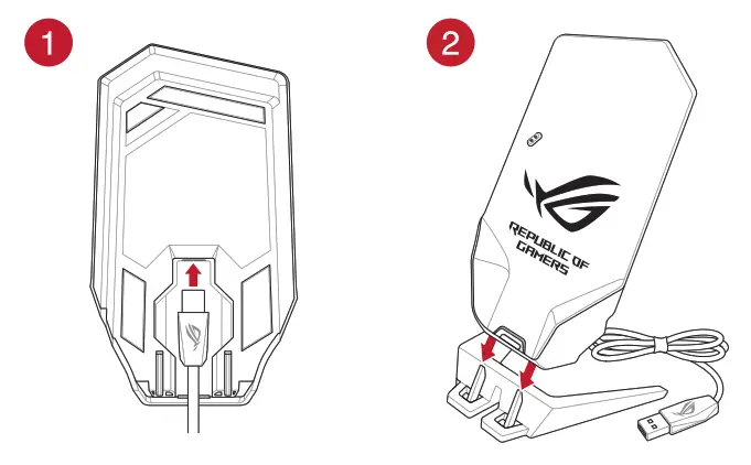 ASUS P707 ROG Spatha X Wireless Optical Gaming Mouse - Fig1