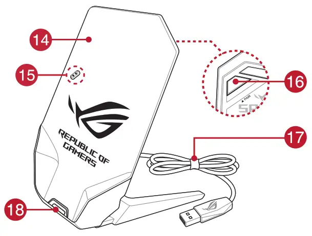 ASUS P707 ROG Spatha X Wireless Optical Gaming Mouse - Fig4