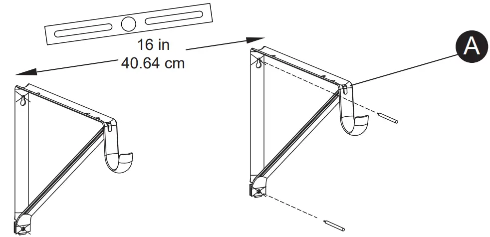 PROJECT SOURCE 27767PHOLG Closet Rod 72 24 in L x 1 25 in H White Metal Closet Rod - Fig 2