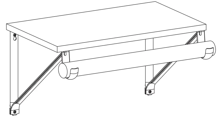 PROJECT SOURCE 27767PHOLG Closet Rod 72 24 in L x 1 25 in H White Metal Closet Rod - Fig 2