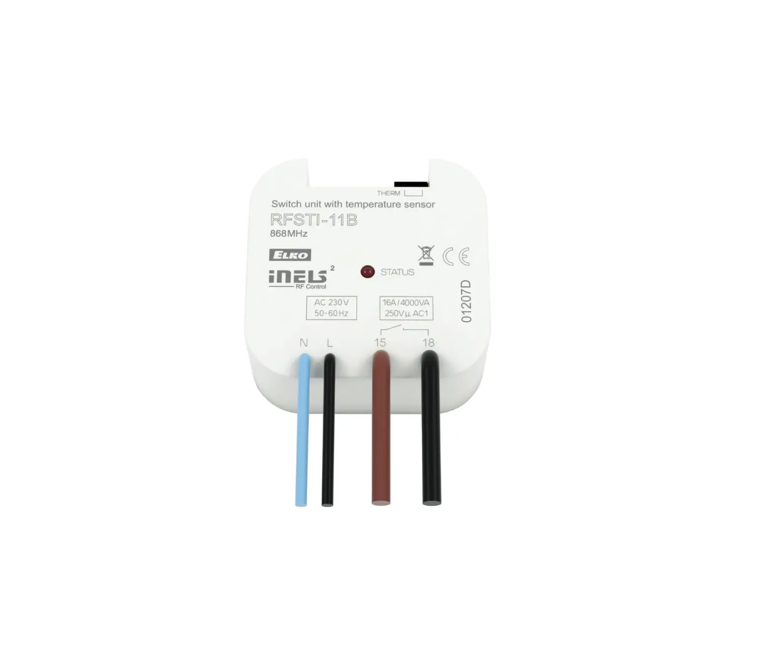 Inels Rfsti-11b-sl Switch Unit With External Temperature Sensor Instruction Manual