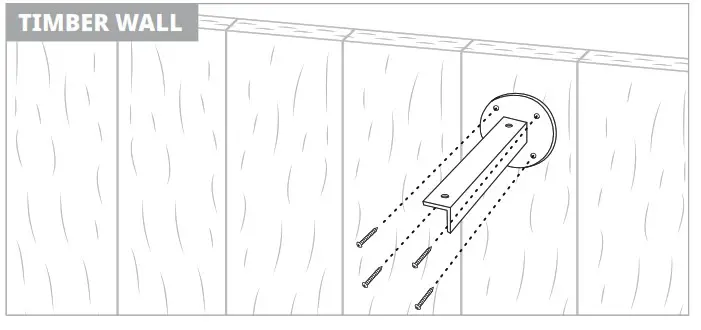 Catnets Skywalks Wall Mounted Hammock - TIMBER WALL