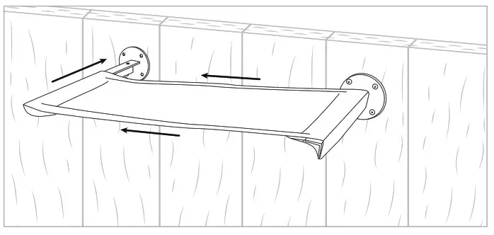 Catnets Skywalks Wall Mounted Hammock - fig1