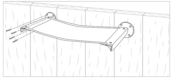 Catnets Skywalks Wall Mounted Hammock - fig2