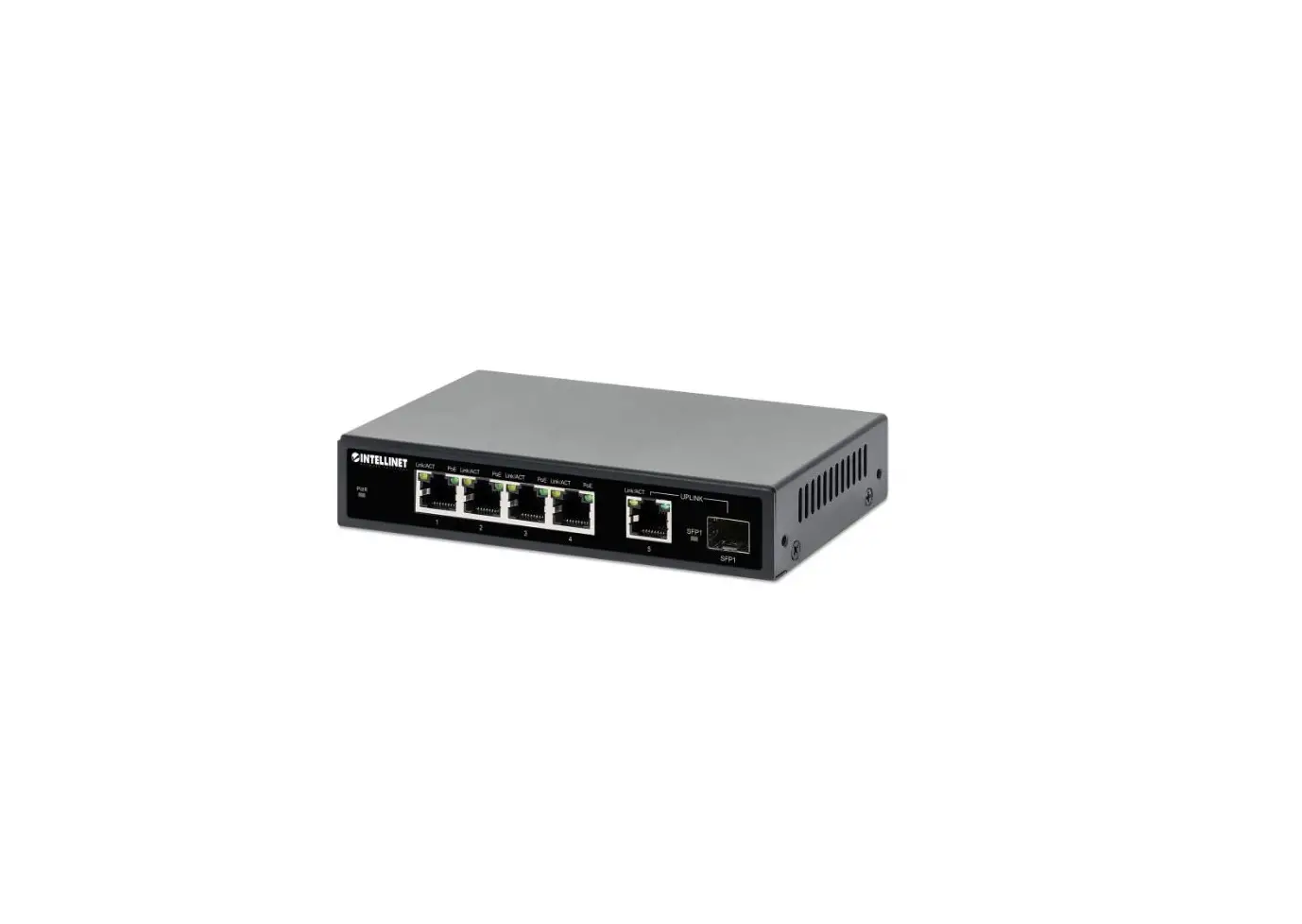 Intellinet 561822 5-port Gigabit Ethernet Poe+ Switch With Sfp Port Instructions Intellinet 561822 5-port Gigabit Ethernet Poe+ Switch With Sfp Port Instructions