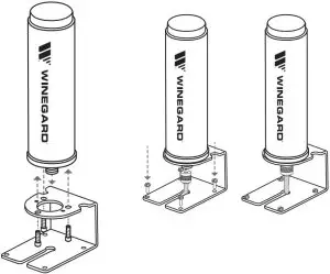 MOUNT OUTSIDE ANTENNA ON ROOF
