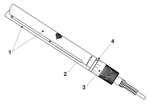 BRAYER BR3336 Hair Straightener - overview