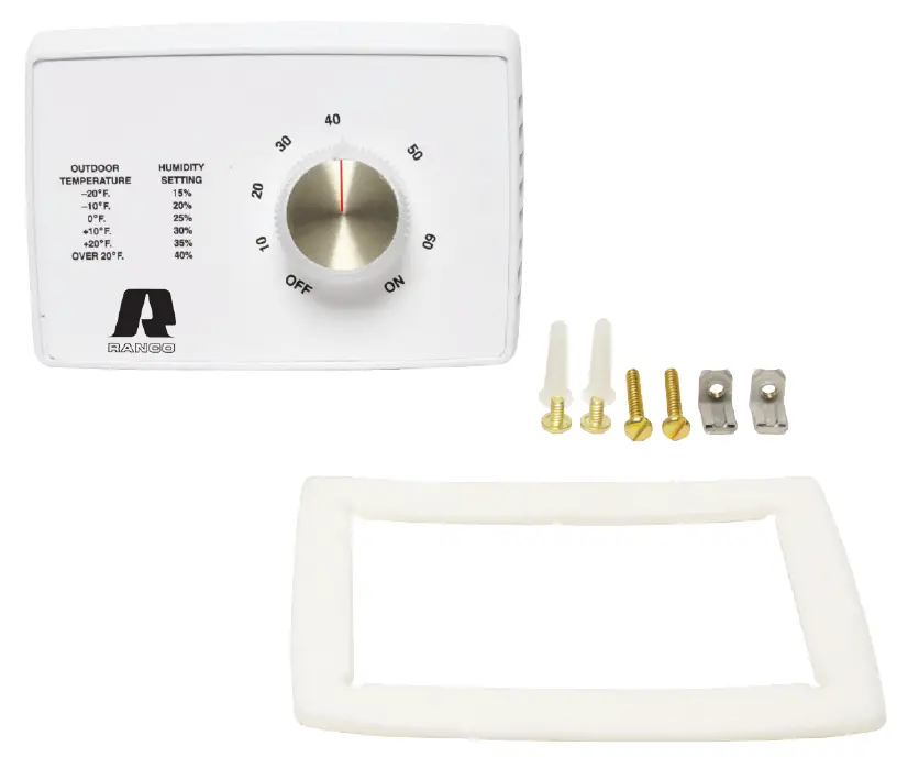 RANCEO J10-808 Wall or Duct Mount Humidistat 1