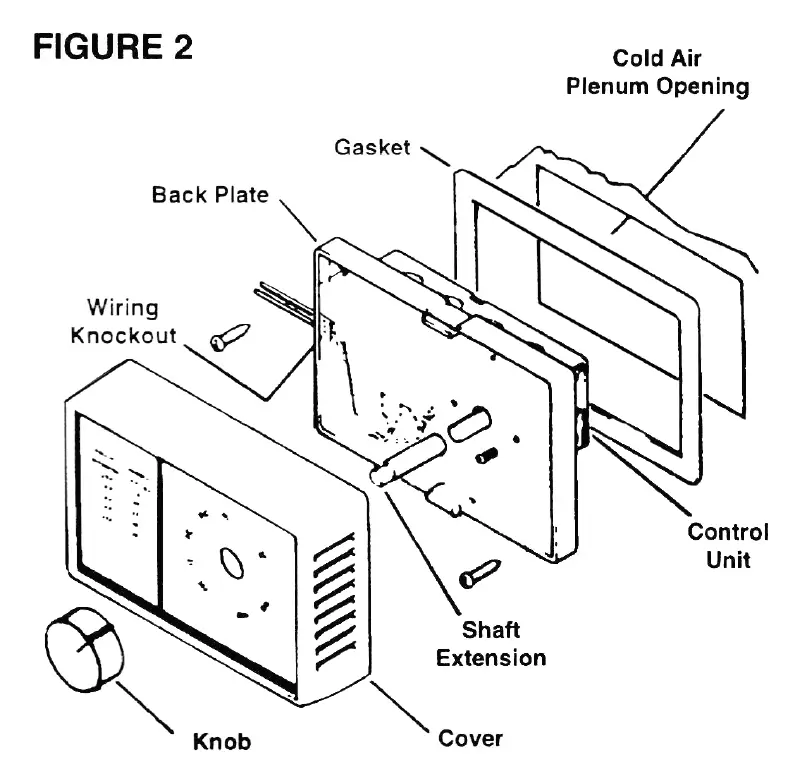 RANCEO J10-808 Wall or Duct Mount Humidistat 4