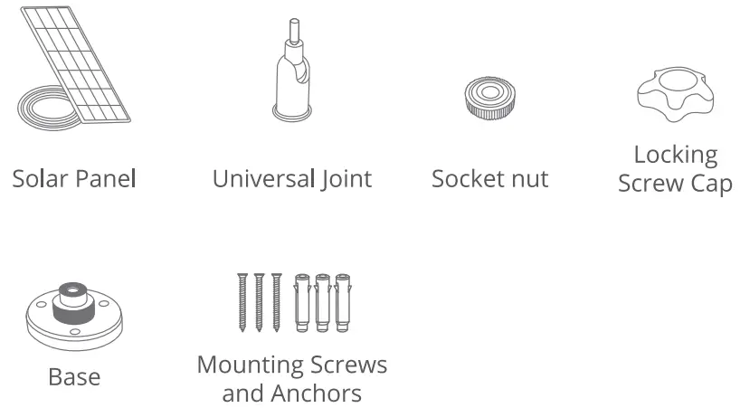 aosu SolarCam D1 Lite Solar Powered Wireless Security Camera - fig1