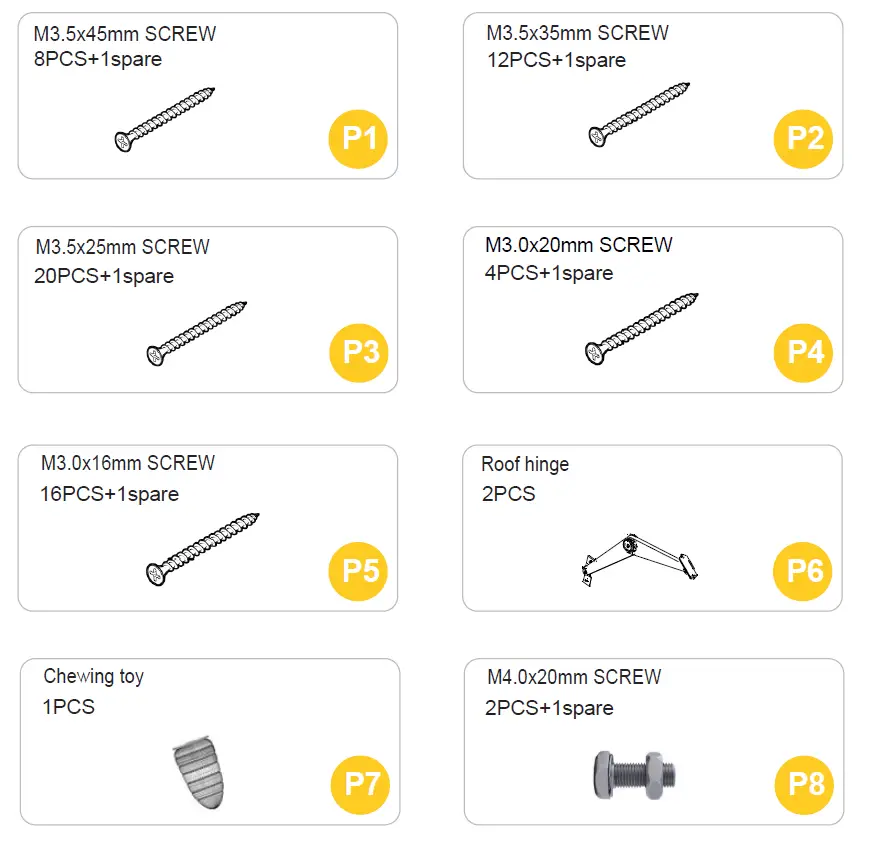 aivituvin AIR06-B Outdoor Rabbit Hutch 2