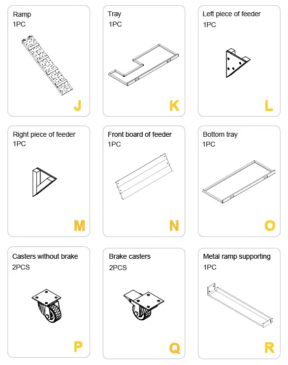 aivituvin AIR06-B Outdoor Rabbit Hutch 4
