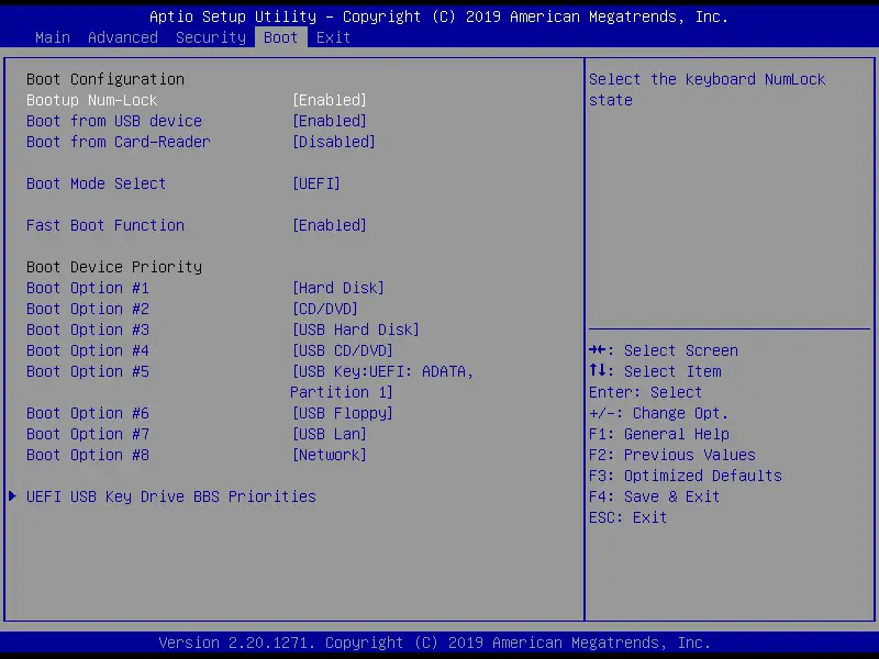 Shuttle NC10U Series XPC Nano - Boot 1