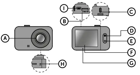 TrueCam M7 GPS Dual Professional Dashcams - 2
