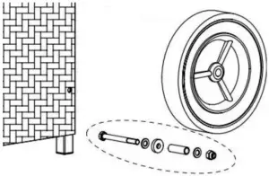 electriQ EQODHMBR - PATIO HEATER ASSEMBLY 2