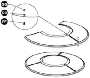 electriQ EQODHMBR - PATIO HEATER ASSEMBLY 4