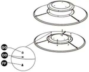 electriQ EQODHMBR - PATIO HEATER ASSEMBLY 5