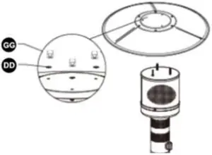 electriQ EQODHMBR - PATIO HEATER ASSEMBLY 6