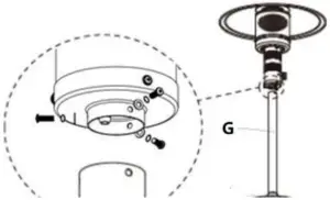 electriQ EQODHMBR - PATIO HEATER ASSEMBLY 7b