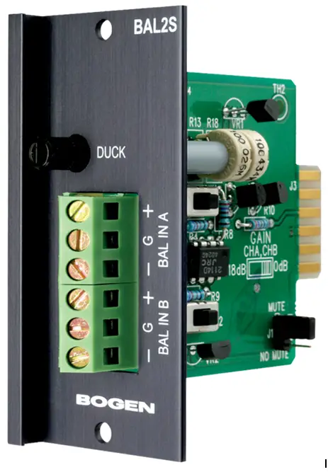 BOGEN BAL2S Balanced Input Module---