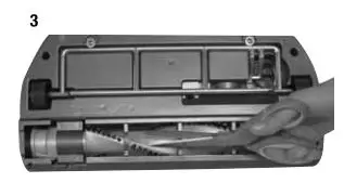 Bissell 16N5 Series Health Home Vacuum - Carefully cut away