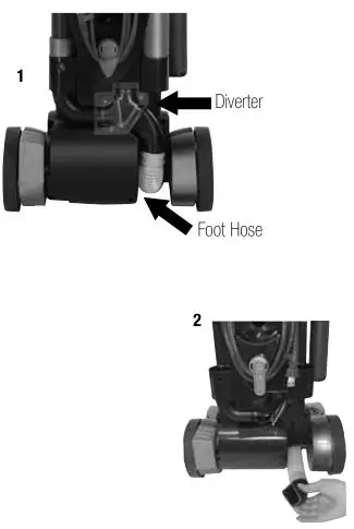 Bissell 16N5 Series Health Home Vacuum - clearing clogs 2
