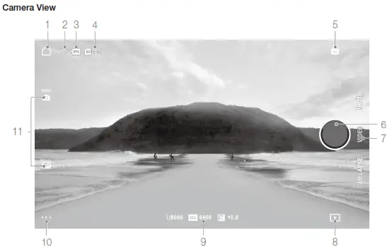 OSMO Action - Camera view