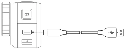 OSMO Action - Charging connected