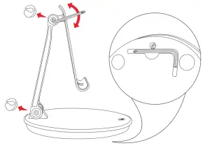 hama Universal Smartphone Tablet Holder - fig 1