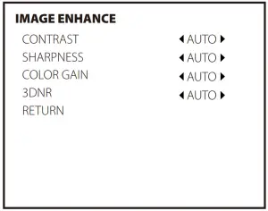 RunCam Eagle 3 1000TVL Micro FPV Camera - Camera Menu 6