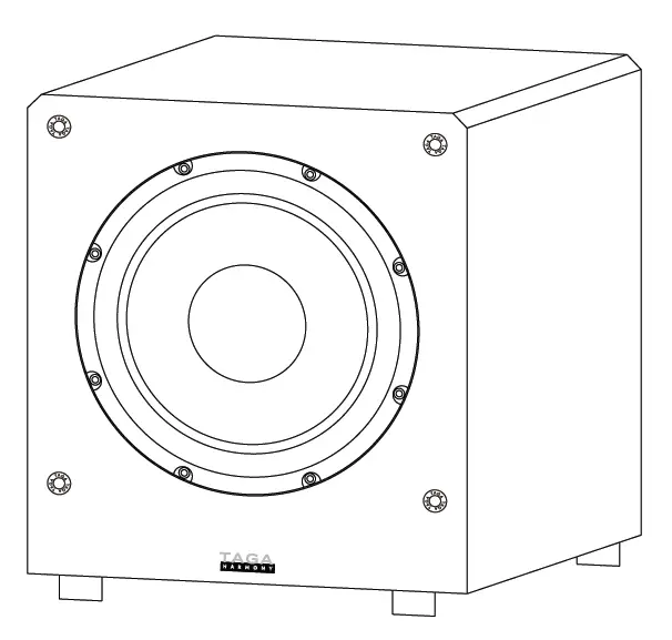 TAGA HARMONY TSW-212 Active Subwoofers