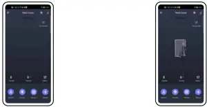 ELVITA CRD4550S Robot Vacuum App - control interface