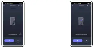 ELVITA CRD4550S Robot Vacuum App - control interface1