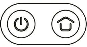 ELVITA CRD4550S Robot Vacuum App - power icon