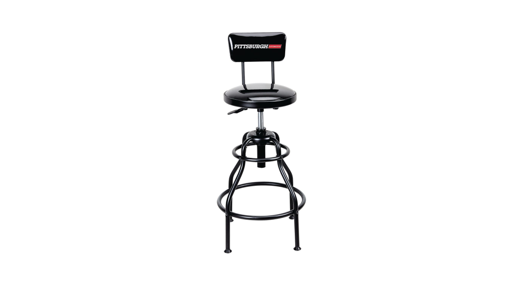 Pittsburgh Adjustable Shop Stool With Backrest Owner's Manual
