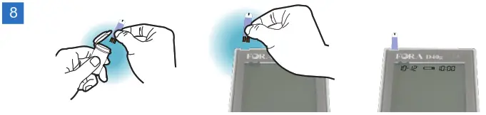 FORA D40G Blood Glucose Plus Blood Pressure Monitoring System - FIG 8