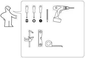 IKEA GODMORGON 40x32x58 cm Wall Cabinet with One Door High-Gloss - fig1