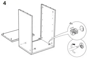 IKEA GODMORGON 40x32x58 cm Wall Cabinet with One Door High-Gloss - fig11
