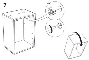 IKEA GODMORGON 40x32x58 cm Wall Cabinet with One Door High-Gloss - fig13