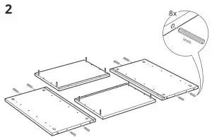 IKEA GODMORGON 40x32x58 cm Wall Cabinet with One Door High-Gloss - fig9