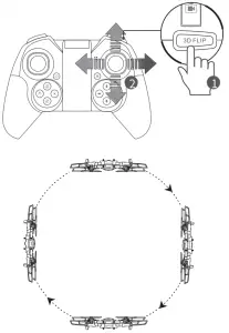 GGBOND G10 Mini RC Drone with Camera for Kids -Flip