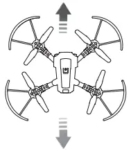 GGBOND G10 Mini RC Drone with Camera for Kids -Right Control Stick 2